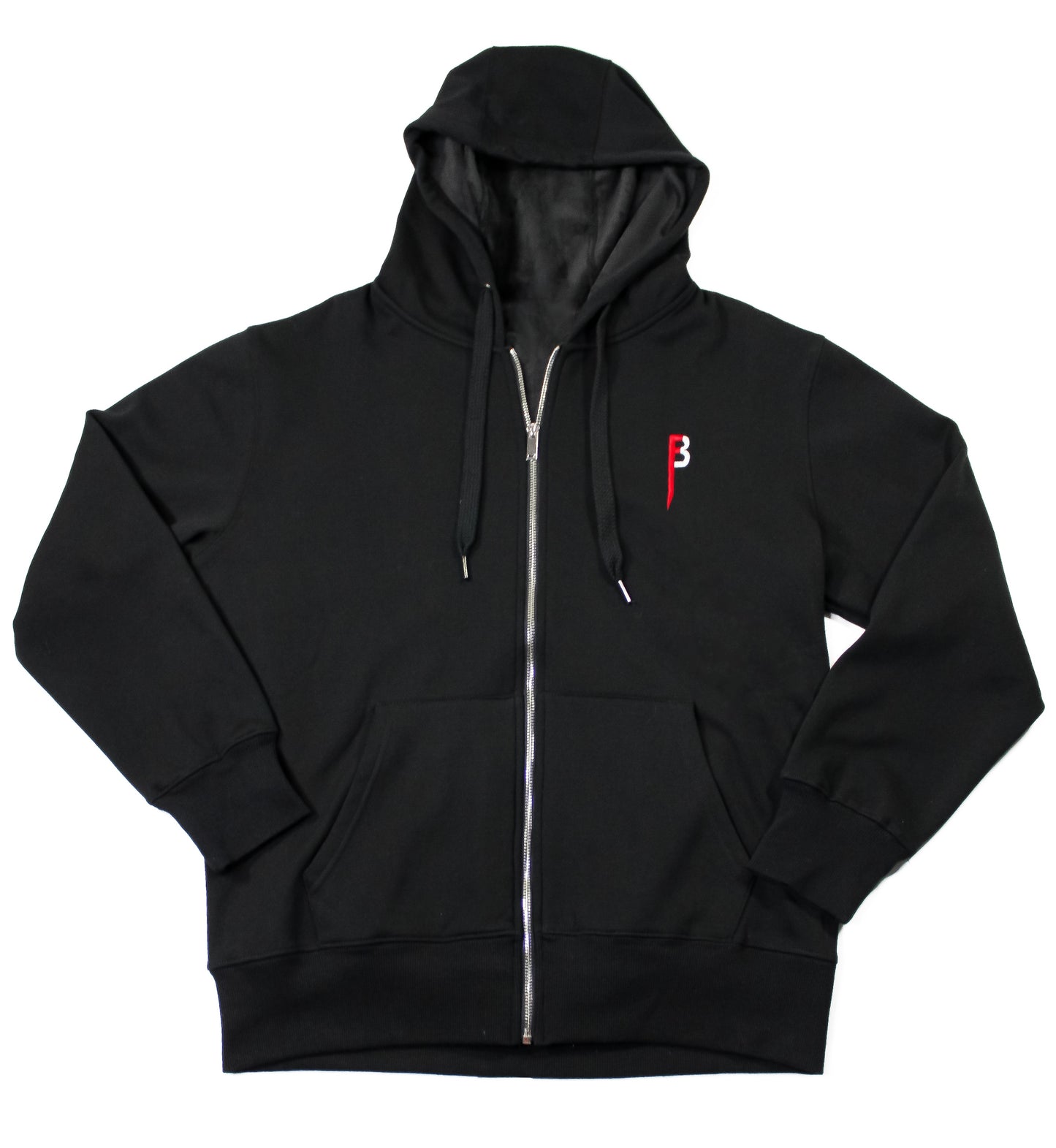 BFace Black OG Logo Zip-Up Hoodie