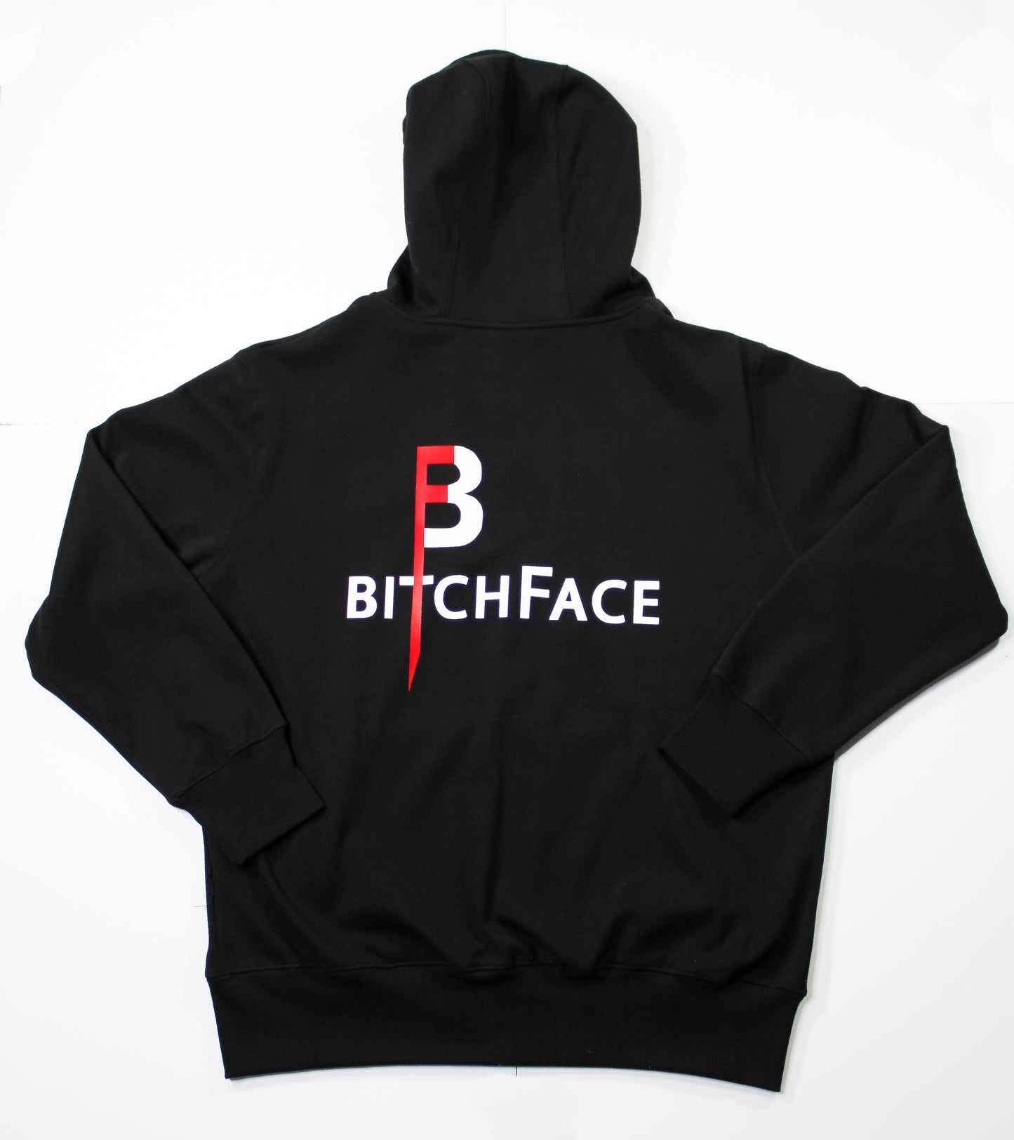 BFace Black OG Logo Zip-Up Hoodie