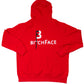 BFace Red OG Logo Zip-Up Hoodie