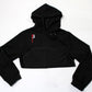 Black Shrug Hoodie Signature B Logo