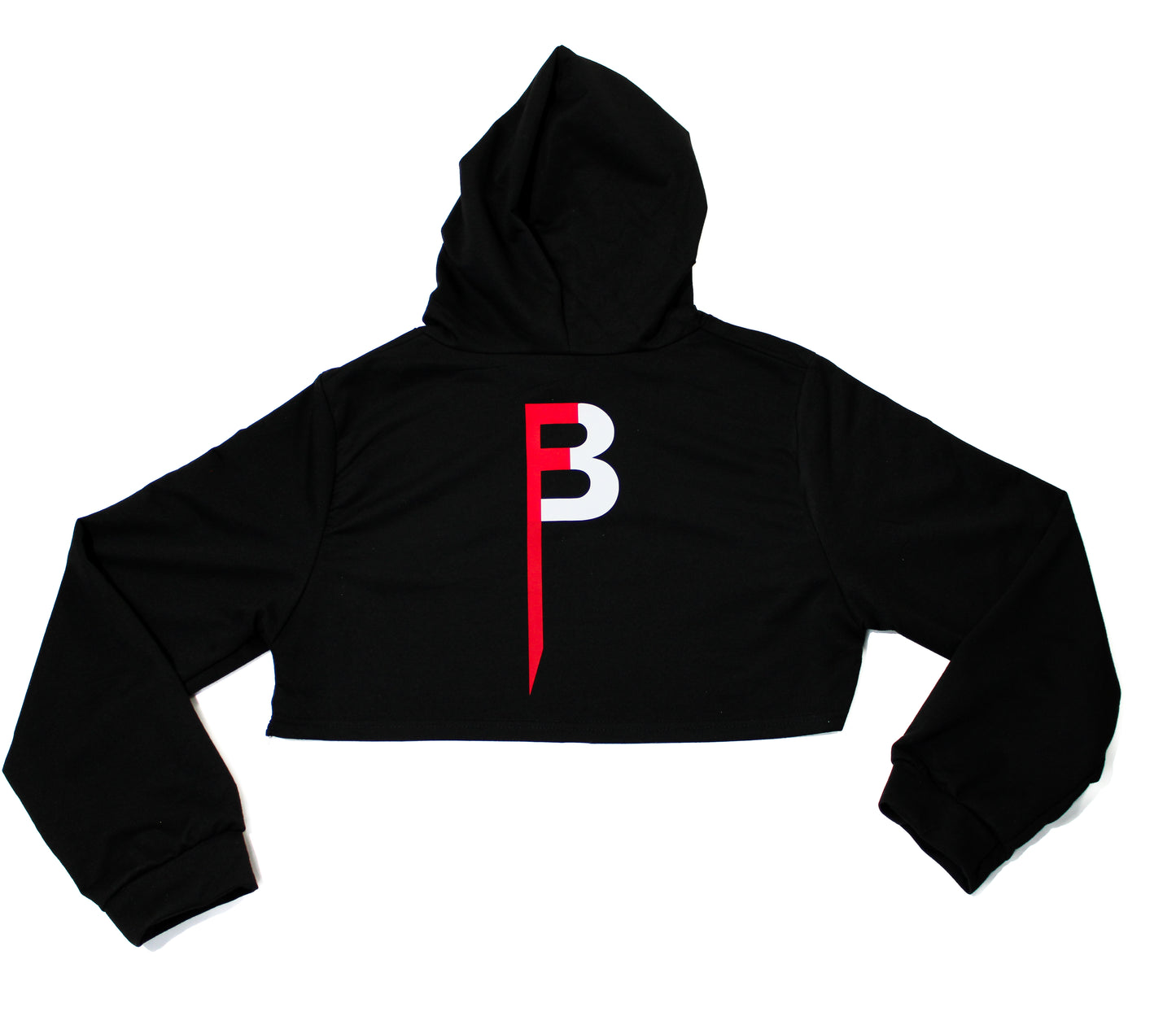 Black Shrug Hoodie Signature B Logo