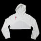 White Shrug Hoodie Signature B Logo