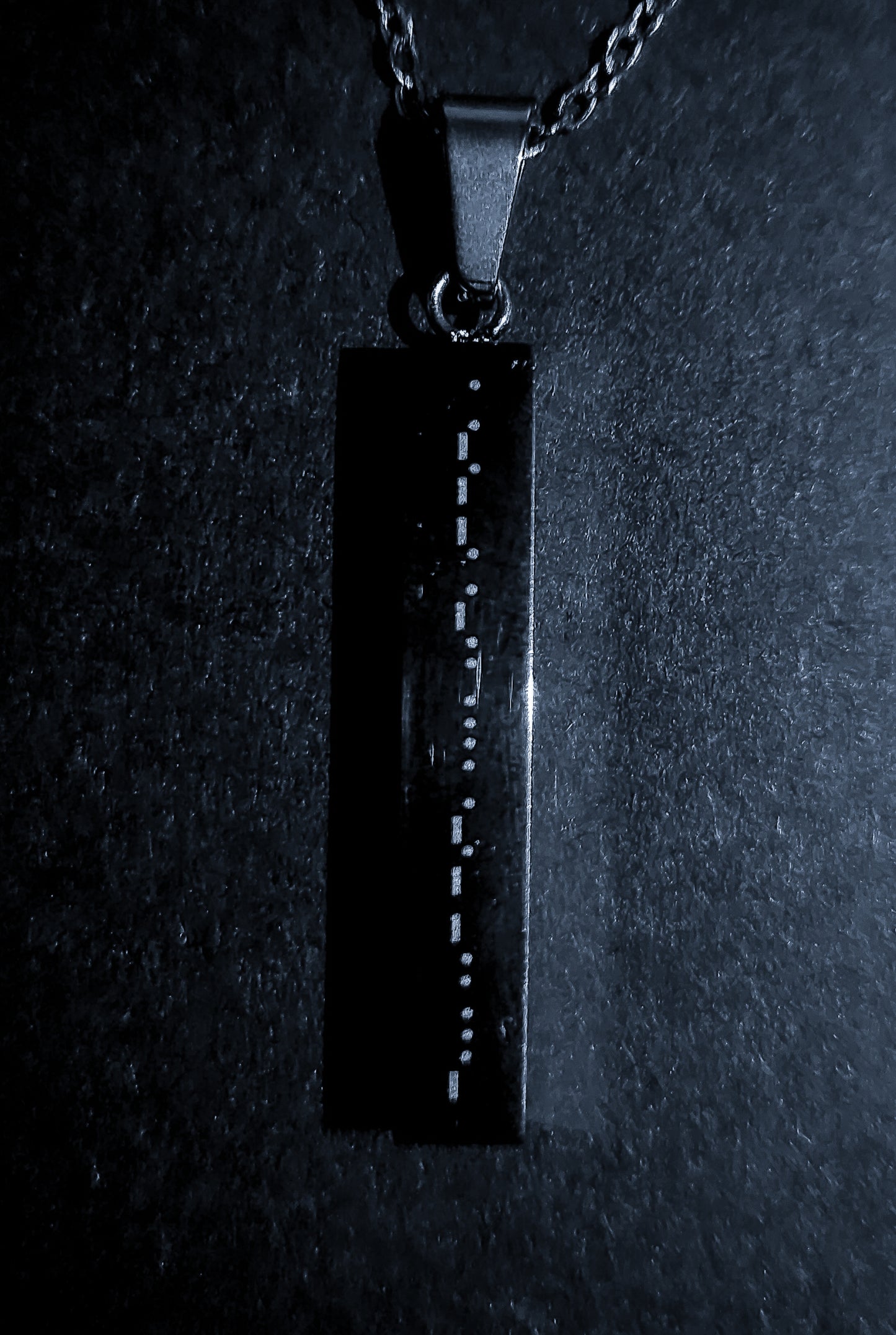 BFace Morsecode Bar Necklace