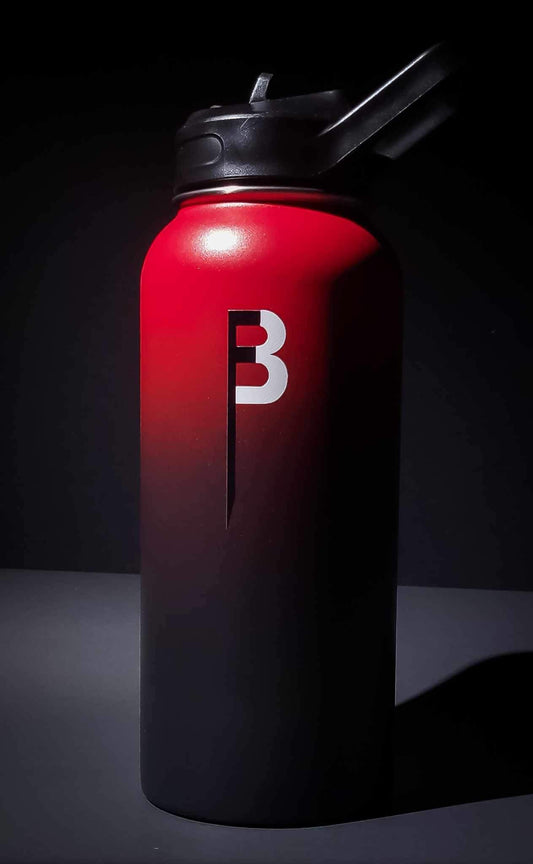 Insulated Water Bottle with Signature B Logo