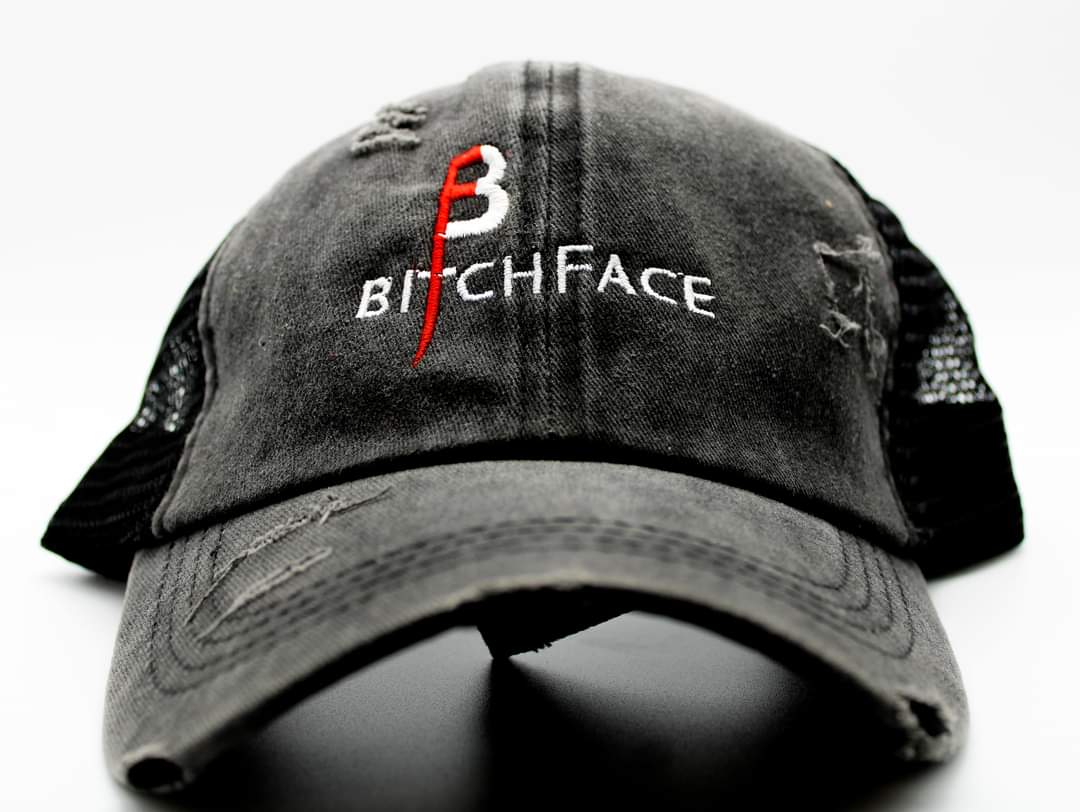 BFace OG Distressed Ponytail Baseball Hat