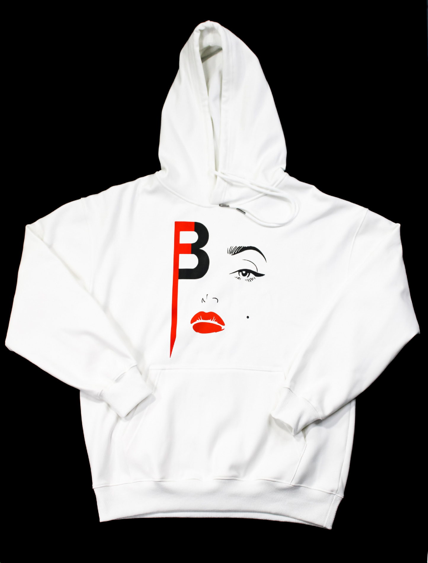 BFace Clean Hoodie White