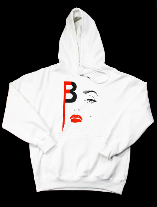 BFace Clean Hoodie White